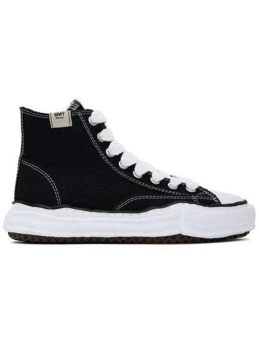 Peterson OG Sole Canvas High Top Sneakers Black - MIHARA YASUHIRO - BALAAN 2