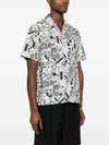 Jack World Vacation Print Short Sleeve Shirt White - PAUL SMITH - BALAAN 4