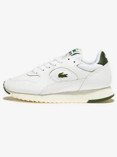 Shoes Sneakers Running Line Track W WHT GRN - LACOSTE - BALAAN 1