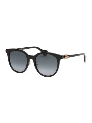 Eyewear Side GG Logo Round Sunglasses Black - GUCCI - BALAAN 1