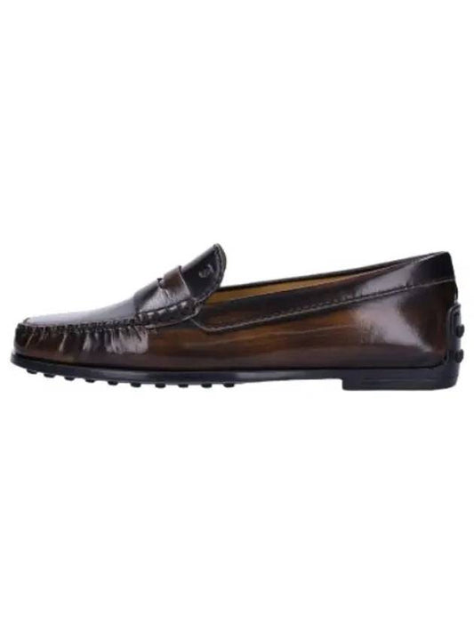 City Gomino Driving Shoes Brown Loafers - TOD'S - BALAAN 1