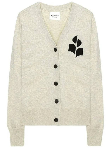 Karin logo cardigan CA0008FA A1X05E 02LY - ISABEL MARANT - BALAAN 1