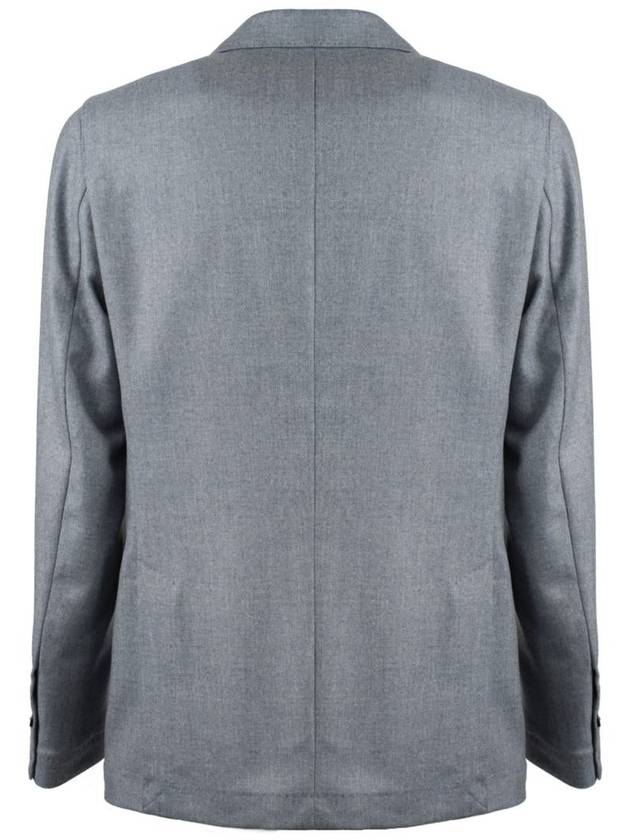 Barba Powder Blue Jacket In Wool Cashmere Blend - BARBA - BALAAN 2