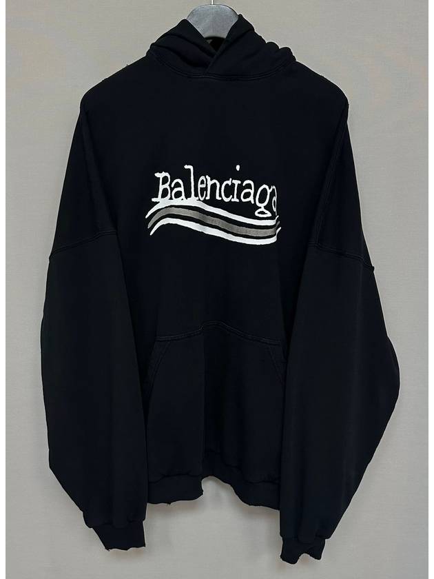 Hand drawn political logo hoodie 110 - BALENCIAGA - BALAAN 3