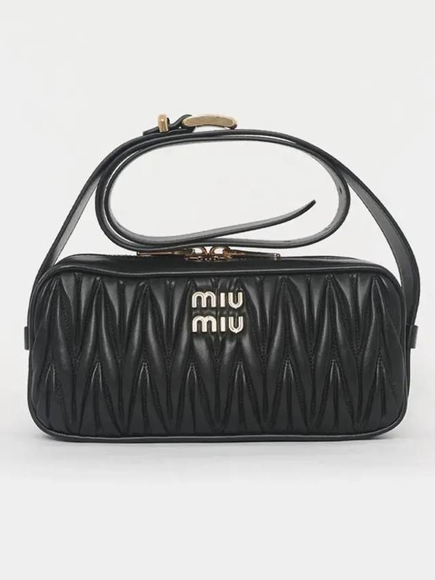 Materasse Nappa Leather Cross Bag Black - MIU MIU - BALAAN 4