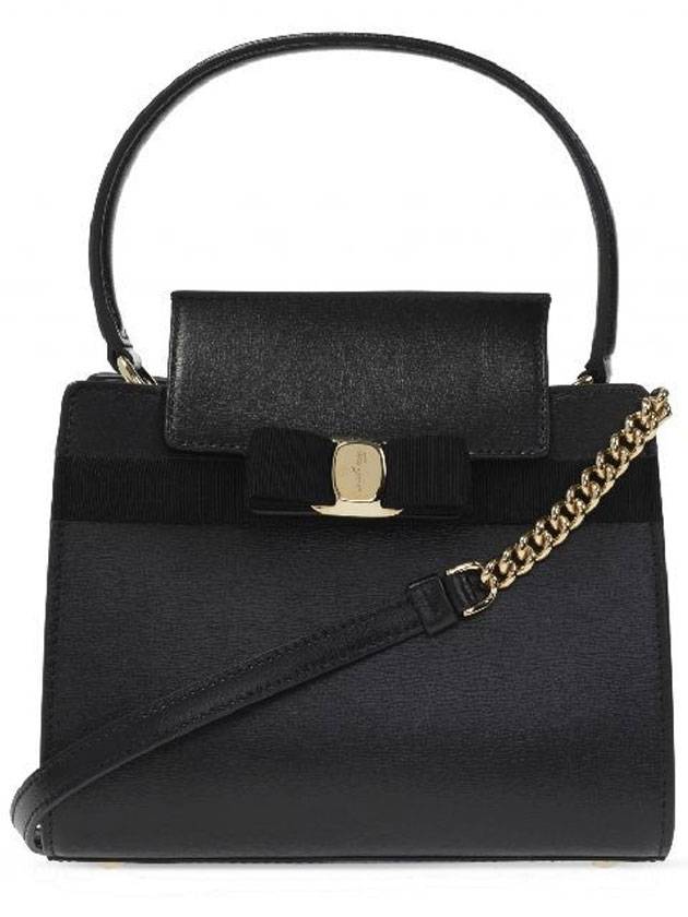 Barra Tote Bag Black - SALVATORE FERRAGAMO - BALAAN 1