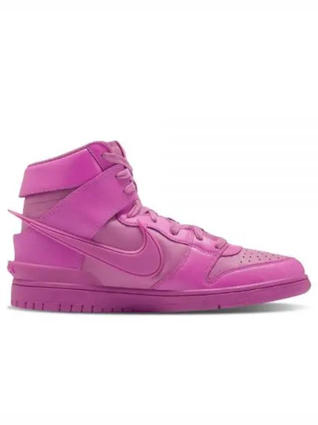 Ambush Dunk High Top Sneakers Cosmic Fuchsia - NIKE - BALAAN 2