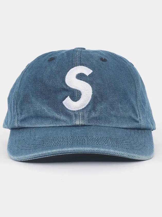 S logo pigment 6 panel men denim cap FW24H28 - SUPREME - BALAAN 3