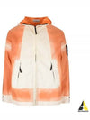 Hand Sprayed Mussola Gommata TC Hooded Jacket Sienna Brown - STONE ISLAND - BALAAN 2