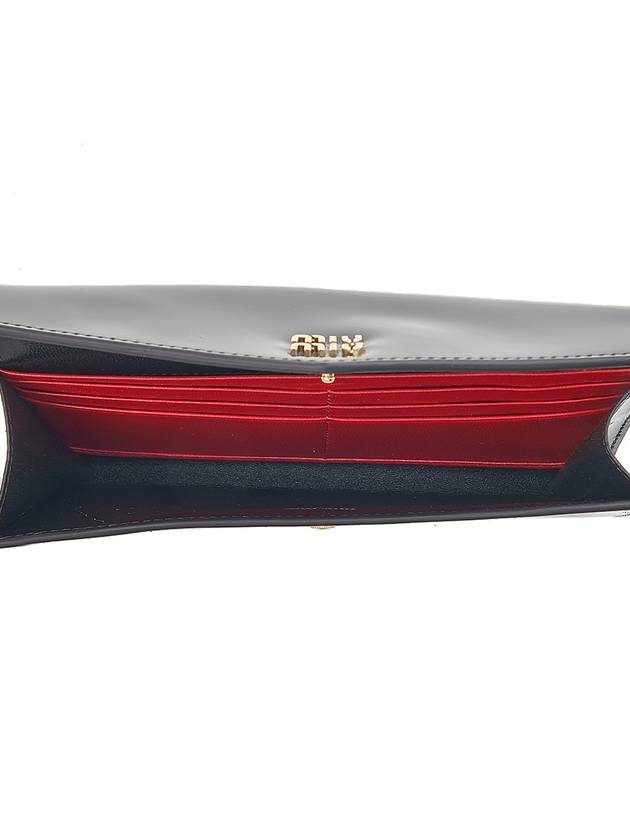 Patent Leather Long Wallet Black - MIU MIU - BALAAN 11