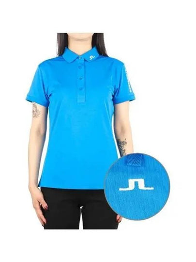 Tour Tech Short Sleeve Polo Shirt Brilliant Blue - J.LINDEBERG - BALAAN 2