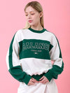 Balance Sweatshirt Long Sleeve T-Shirt Green MCSS24TS3GR - MACKY - BALAAN 1