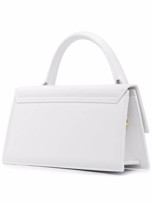 Le Chiquito Leather Tote Bag White - JACQUEMUS - BALAAN 4