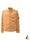 Chrome-R Pocket Over Long Sleeve Shirt Orange - CP COMPANY - BALAAN 2