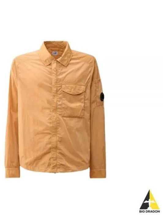 Chrome-R Pocket Over Long Sleeve Shirt Orange - CP COMPANY - BALAAN 2