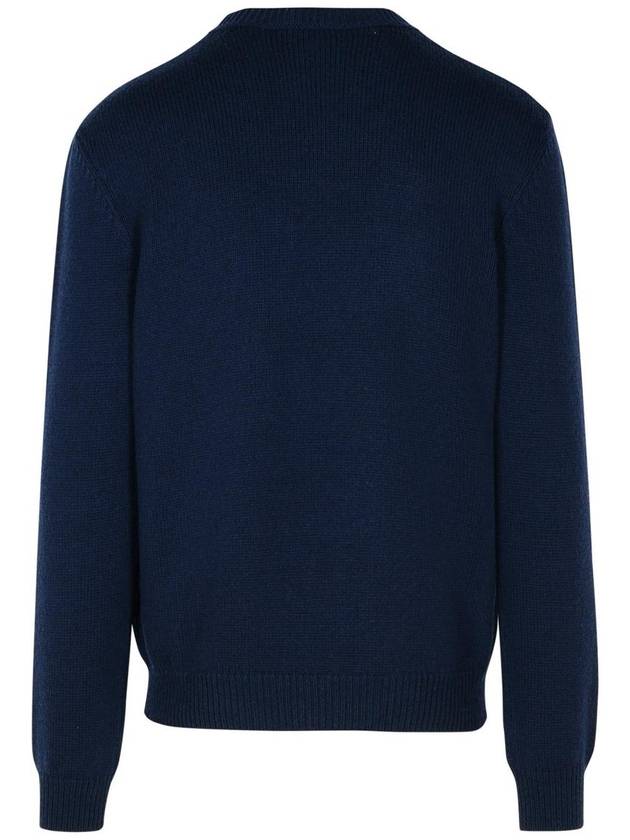 Balmain Blue Merino Wool Blend Sweater - BALMAIN - BALAAN 3