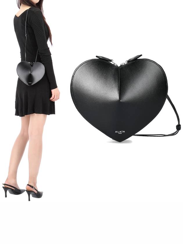 Heart Shoulder Cross Bag Black - ALAIA - BALAAN 2