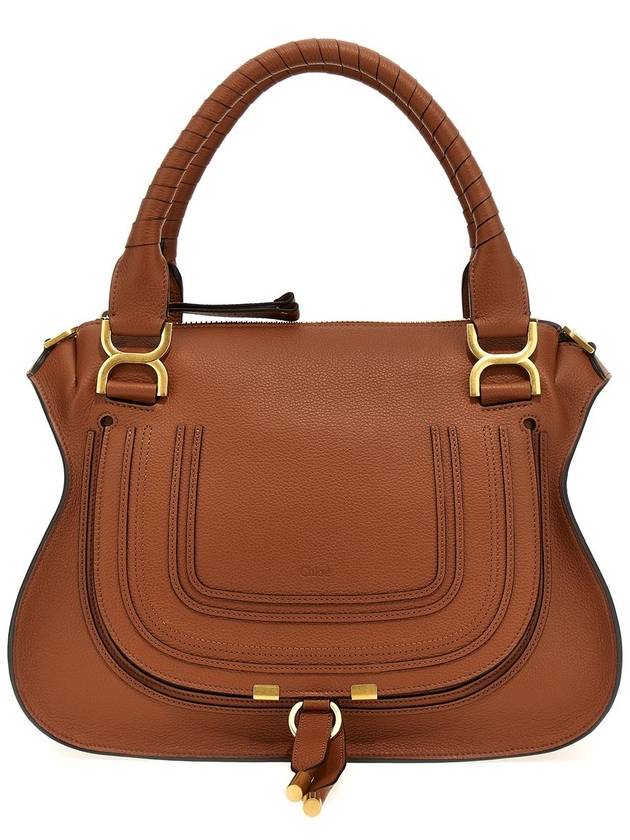 Marcie Grained Leather Tote Bag Tan - CHLOE - BALAAN 2