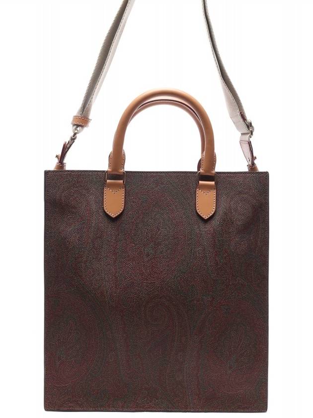 Paisley Tote Bag Brown - ETRO - BALAAN 5