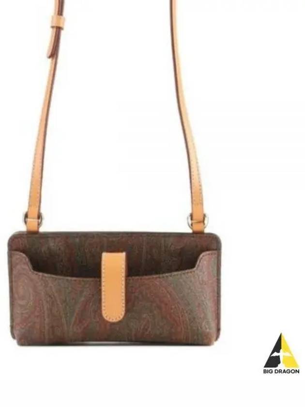 Paisley Phone Cross Bag Brown - ETRO - BALAAN 2