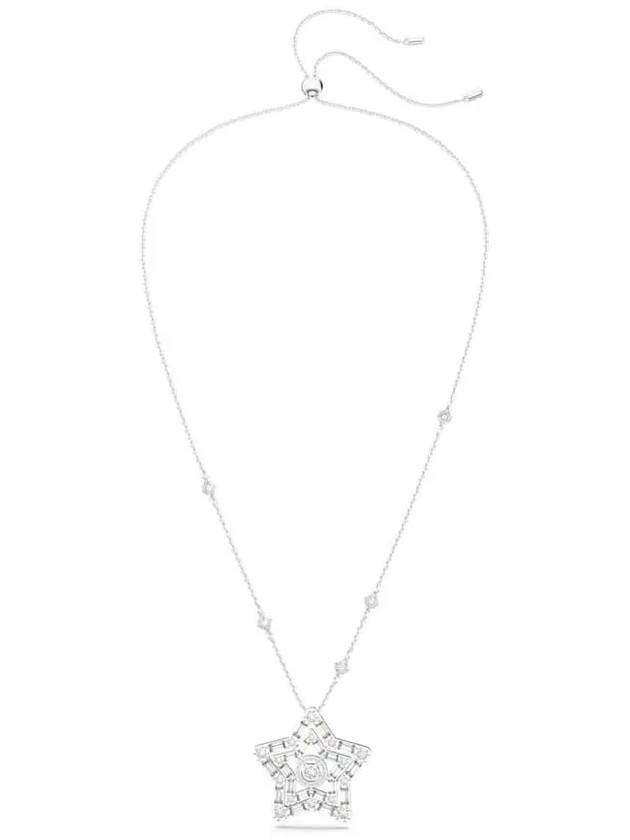 Stilla Star Pendant Necklace Silver - SWAROVSKI - BALAAN 3