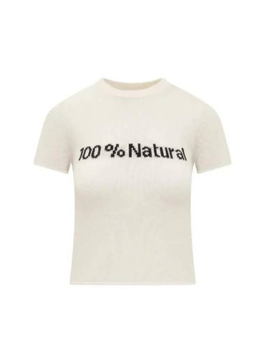 SPORTMAX logo intarsia wool short sleeve knit 2323660633600 006 - ETC - BALAAN 1