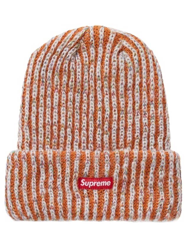 Rainbow Knit Loose Gauge Beanie Rust Rainbow Knit Loose Gauge Beanie - SUPREME - BALAAN 1