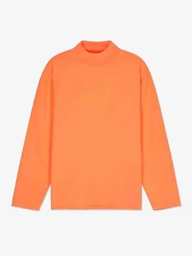 Mock neck long sleeve t shirt orange 06T013ORANG - ERL - BALAAN 1