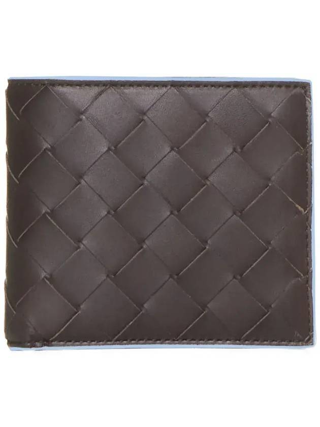 Intrecciato Half Half Wallet Brown - BOTTEGA VENETA - BALAAN 1