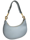 Women s Celine 196923 Ice Blue Color Leather Abba Hobo Shoulder Bag - CELINE - BALAAN 2