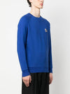 Dressed Fox Patch Classic Sweatshirt Deep Blue - MAISON KITSUNE - BALAAN 3