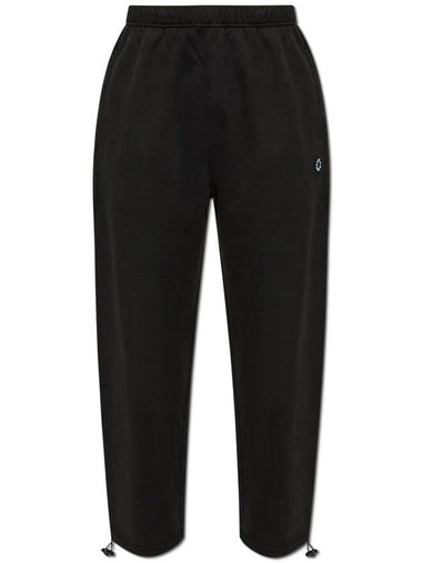 Kenzo Sweatpants With Logo Patch, Women's, Black - KENZO - BALAAN 1