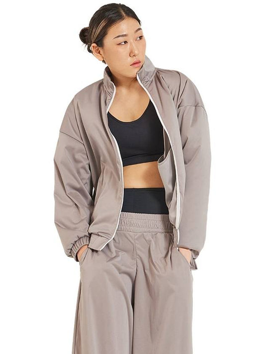 Point Fix Women's Diet Training Sweat Suit Warmer Batam Jacket Sand Beige - HOTSUIT - BALAAN 2