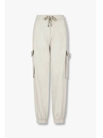 Women s Mix Cargo Jogger Pants Light Beige - BRUNELLO CUCINELLI - BALAAN 1