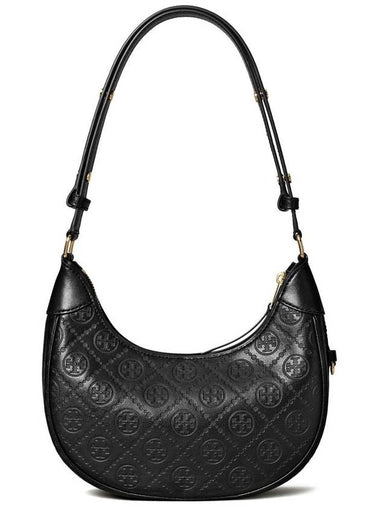 Tory Burch T Monogram Crescent Moon Bag - TORY BURCH - BALAAN 1