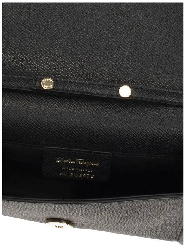 Vara Bow Mini Shoulder Bag Black - SALVATORE FERRAGAMO - BALAAN 5