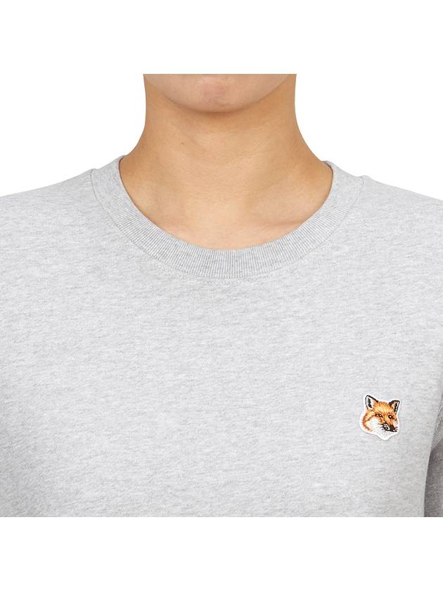 Fox Head Patch Regular Sweatshirt Grey - MAISON KITSUNE - BALAAN 6