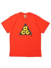 ACG Giant Logo Short Sleeves T-Shirt Habanero Red - NIKE - BALAAN 4