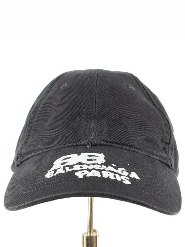 BB Icon Ball Cap Black L - BALENCIAGA - BALAAN 3