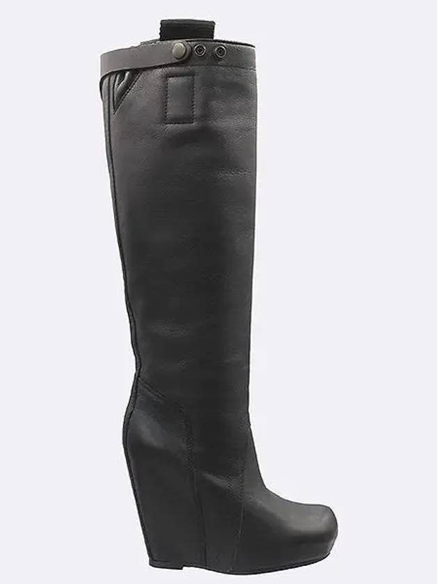 Smith Market Used Luxury Black Boots Women s Shoes - RICK OWENS - BALAAN 3