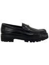 Margaret Chunky Triomphe Loafers Black - CELINE - BALAAN 2