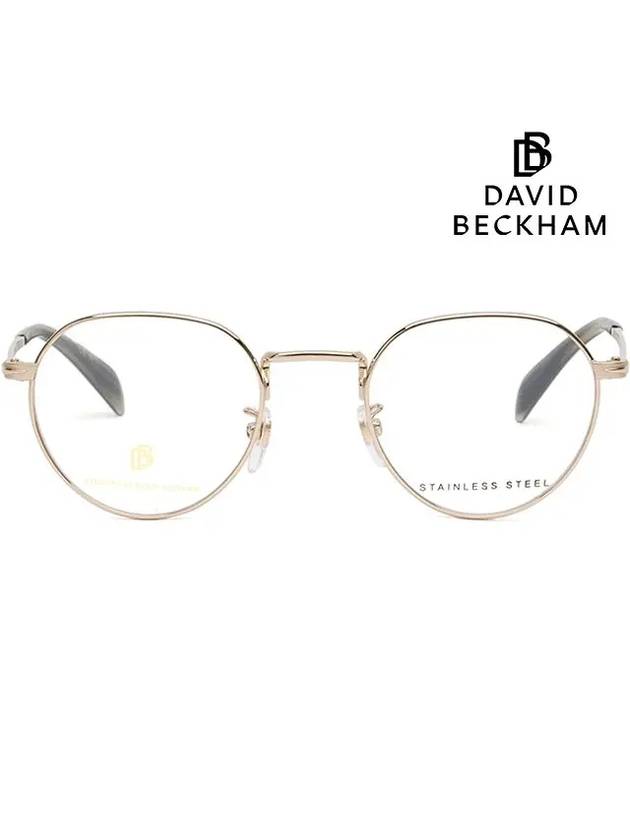 Glasses frame DB1023 F6W gold gilt frame - DAVID BECKHAM - BALAAN 3