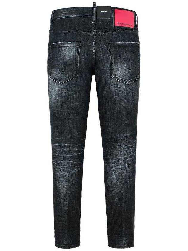 24FW Denim Straight Pants S74LB1617 S30357 900 Black - DSQUARED2 - BALAAN 4