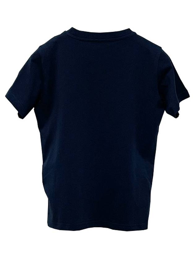 Kids Maxi Logo Short Sleeve T shirt 8Y 10Y Navy 8C00020 83907 778 - MONCLER - BALAAN 3