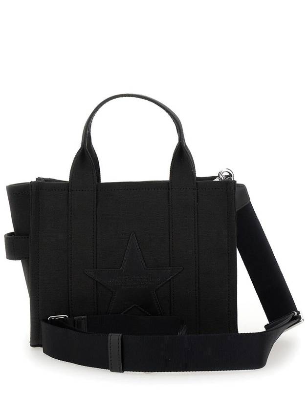 'The Small Tote Bag' Black Handbag With All-Over Star Print And Embroidered Logo In Cotton Woman - MARC JACOBS - BALAAN 2