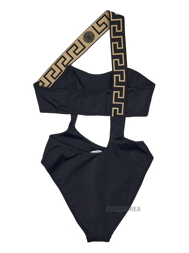 Cut Out One Piece Swimsuit Black - VERSACE - BALAAN 3