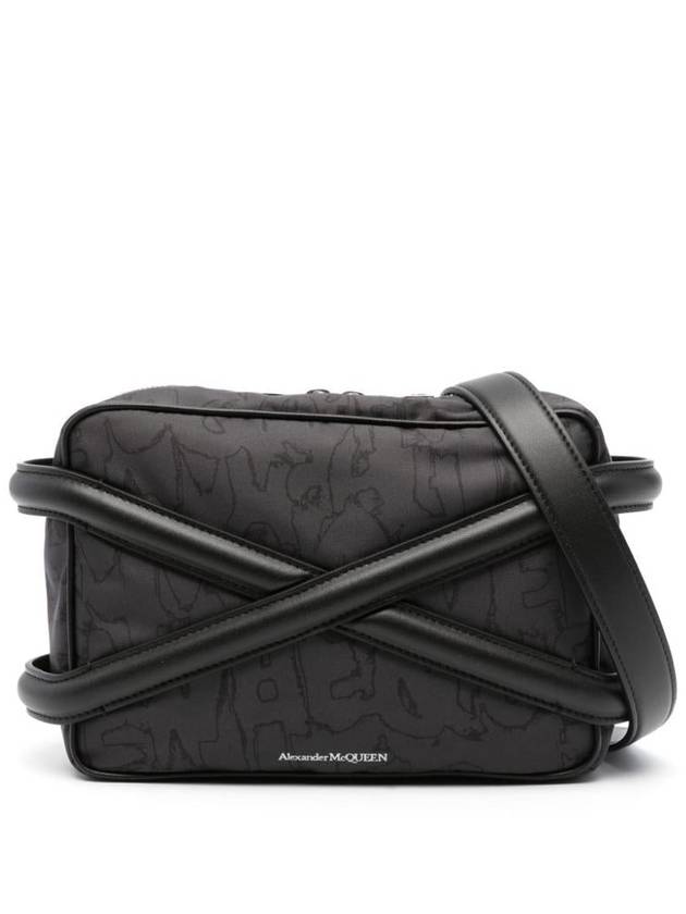 Harness Leather Detail Camera Cross Bag Black - ALEXANDER MCQUEEN - BALAAN 4