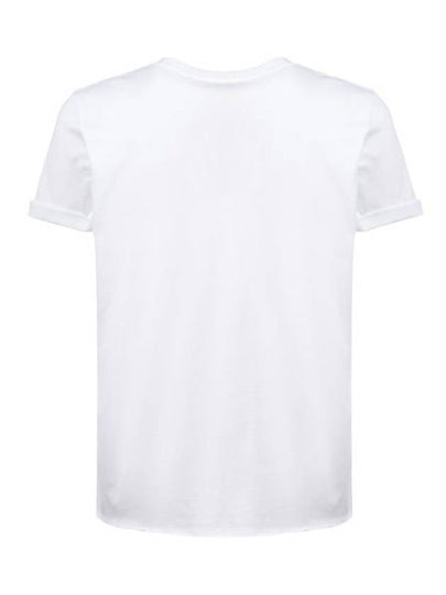 SAINT LAURENT T-SHIRT COL ROND JERSEY IMPRIM - SAINT LAURENT - BALAAN 2