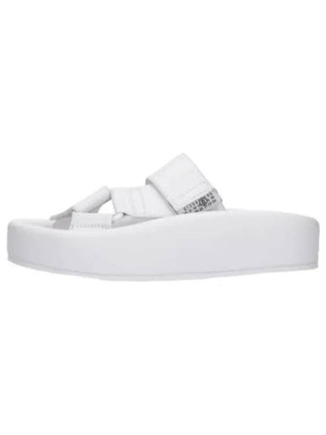 MM6 leather platform sandals white - MAISON MARGIELA - BALAAN 1