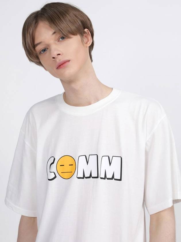 Smile T-Shirt White - COMMONZ - BALAAN 3